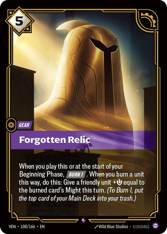 Forgotten Relic (108/166) [Vendetta] - The Mythic Store | 24h Order Processing