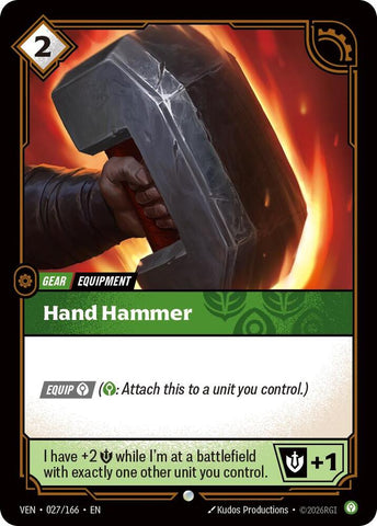 Hand Hammer (027/166) [Vendetta] - The Mythic Store | 24h Order Processing