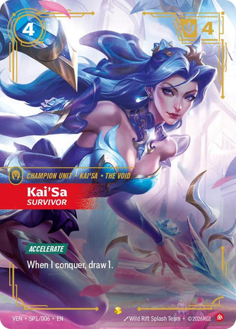 Kai'Sa, Survivor (SP1/006) [Vendetta] - The Mythic Store | 24h Order Processing
