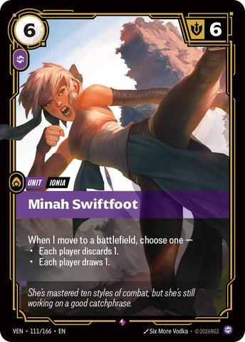 Minah Swiftfoot (111/166) [Vendetta] - The Mythic Store | 24h Order Processing