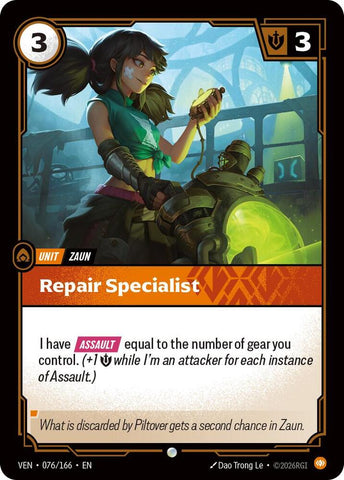 Repair Specialist (076/166) [Vendetta] - The Mythic Store | 24h Order Processing