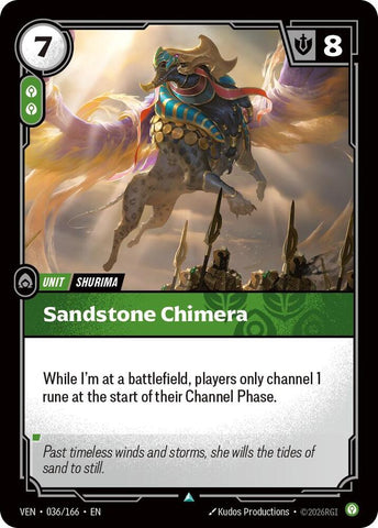 Sandstone Chimera (036/166) [Vendetta] - The Mythic Store | 24h Order Processing