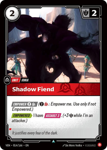 Shadow Fiend (014/166) [Vendetta] - The Mythic Store | 24h Order Processing