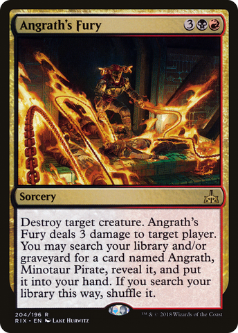 Angrath's Fury [Rivals of Ixalan] - The Mythic Store | 24h Order Processing