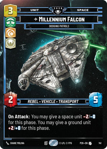 Millennium Falcon - Dodging Patrols (141) (Prize Wall) (141) [Galactic Championship 2026] - The Mythic Store | 24h Order Processing
