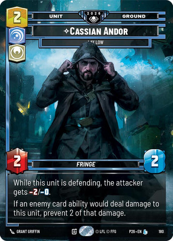 Cassian Andor - Lay Low (180) (180) [Galactic Championship 2026] - The Mythic Store | 24h Order Processing