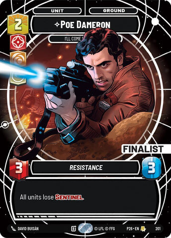 Poe Dameron - I'll Come Back For You (201) (201) [Galactic Championship 2026] - The Mythic Store | 24h Order Processing