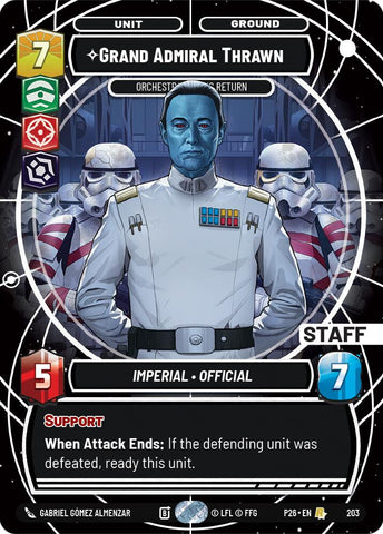 Grand Admiral Thrawn - Orchestrating His Return (203) (203) [Galactic Championship 2026] - The Mythic Store | 24h Order Processing