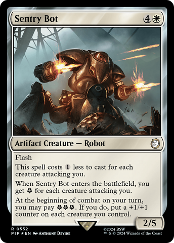 Sentry Bot (Surge Foil) [Fallout] - The Mythic Store | 24h Order Processing