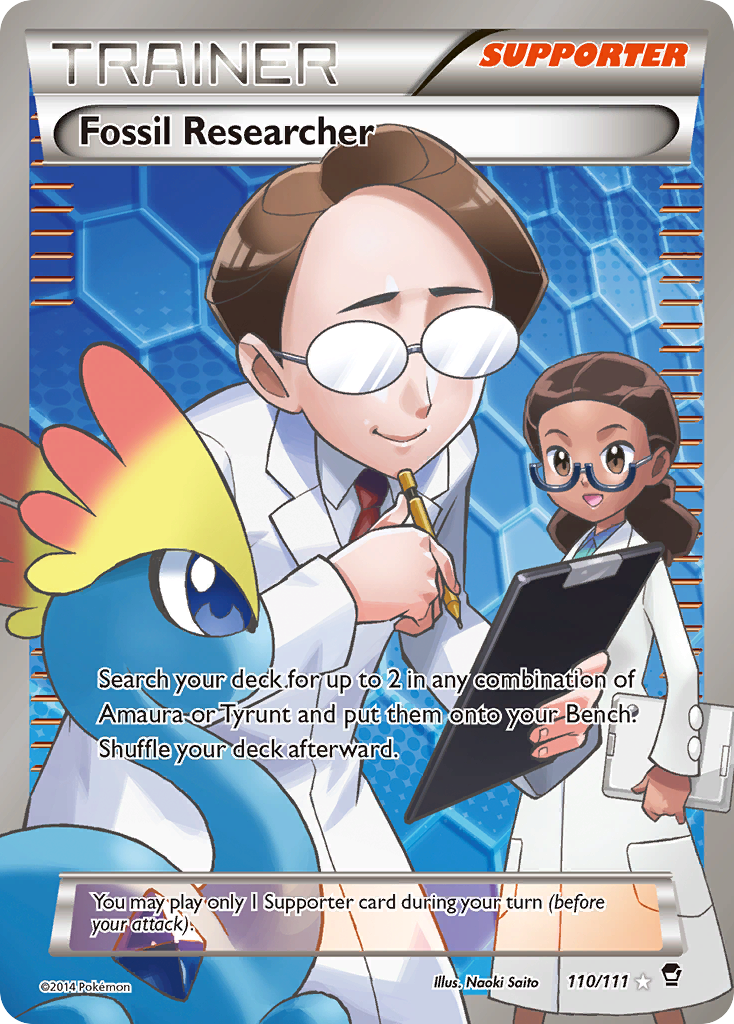 Fossil Researcher (110/111) [XY: Furious Fists] - The Mythic Store | 24h Order Processing