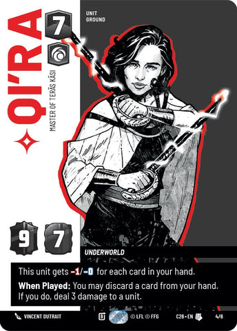 Qi'ra - Master of Teras Kasi (4/6) (4/6) [2026 Convention Exclusive] - The Mythic Store | 24h Order Processing