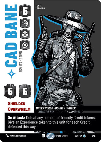 Cad Bane - Now It's My Turn (5/6) (5/6) [2026 Convention Exclusive] - The Mythic Store | 24h Order Processing