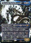 Malcator, Purity Overseer (Borderless Ichor Step-and-Compleat Foil) [Phyrexia: All Will Be One] - The Mythic Store | 24h Order Processing
