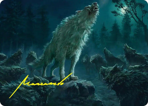 Reverent Howl Art Card (Gold-Stamped Signature) [The Hobbit Art Series] - The Mythic Store | 24h Order Processing