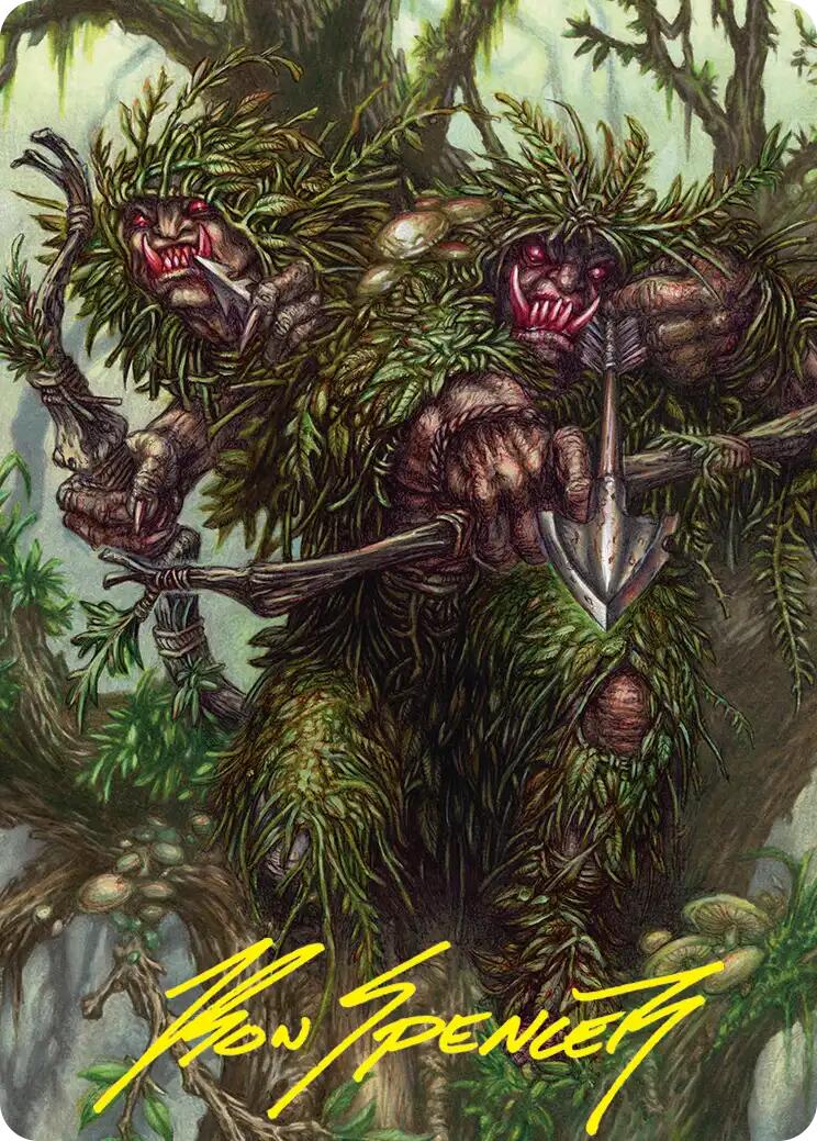 Orcish Bowmasters Art Card (Gold-Stamped Signature) [The Hobbit Art Series]