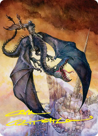 Witch-king, Bringer of Ruin Art Card (Gold-Stamped Signature) [The Hobbit Art Series] - The Mythic Store | 24h Order Processing