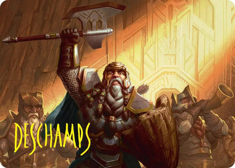 Thorin, Company's Leader Art Card (Gold-Stamped Signature) [The Hobbit Art Series] - The Mythic Store | 24h Order Processing