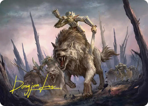 Signal the Onslaught Art Card (Gold-Stamped Signature) [The Hobbit Art Series] - The Mythic Store | 24h Order Processing
