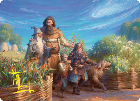 Beorn's Hospitality Art Card (Gold-Stamped Signature) [The Hobbit Art Series] - The Mythic Store | 24h Order Processing