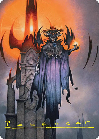 Sauron, the Lidless Eye Art Card (Gold-Stamped Signature) [The Hobbit Art Series] - The Mythic Store | 24h Order Processing