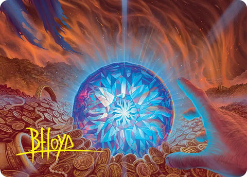 The Arkenstone Art Card (Gold-Stamped Signature) [The Hobbit Art Series] - The Mythic Store | 24h Order Processing