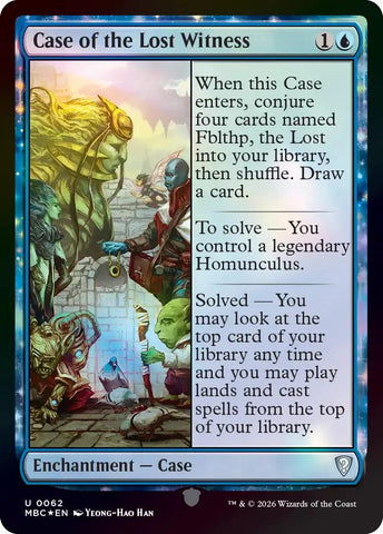Case of the Lost Witness [Mystery Booster: Commander Edition] - The Mythic Store | 24h Order Processing