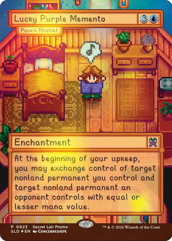 Lucky Purple Memento - Puca's Mischief [Secret Lair Drop Series] - The Mythic Store | 24h Order Processing