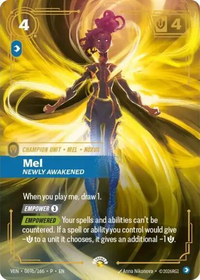 Mel - Newly Awakened (069b/166) [Riftbound Organized Play Promotional Cards] - The Mythic Store | 24h Order Processing