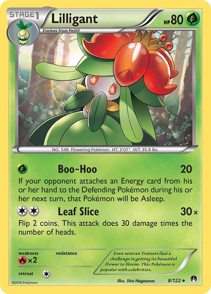 Lilligant (8/122) [XY: BREAKpoint] - The Mythic Store | 24h Order Processing