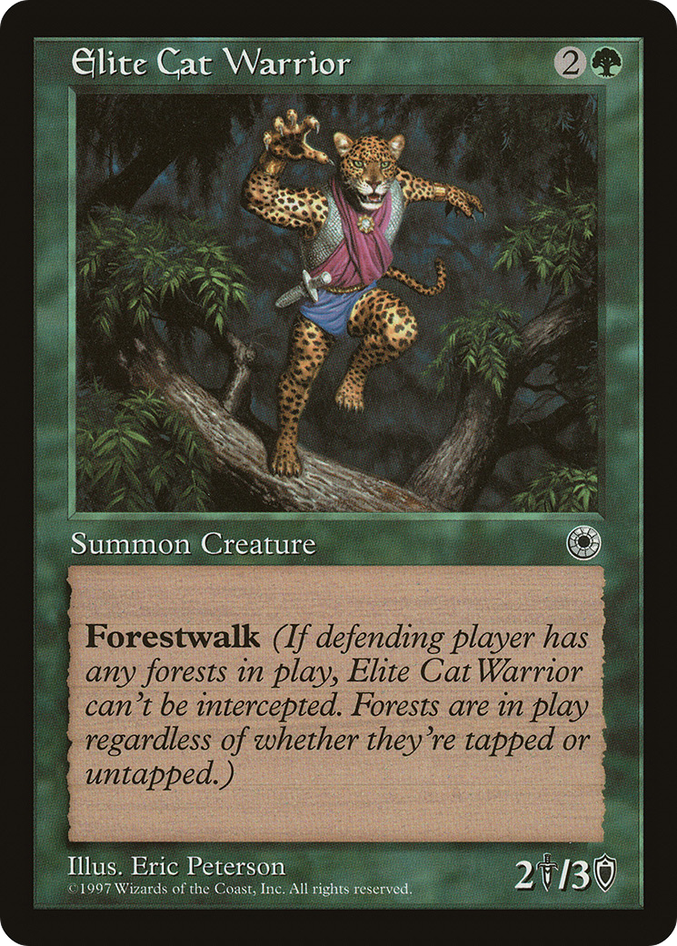 Elite Cat Warrior (No Flavor Text) [Portal] - The Mythic Store | 24h Order Processing