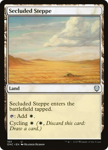 Secluded Steppe [Phyrexia: All Will Be One Commander] - The Mythic Store | 24h Order Processing