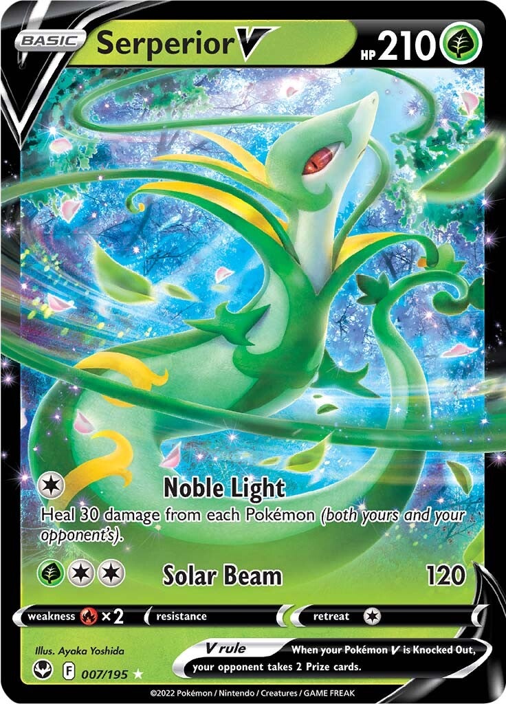 Serperior V (007/195) [Sword & Shield: Silver Tempest] - The Mythic Store | 24h Order Processing