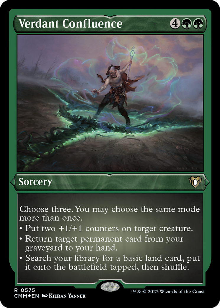 Verdant Confluence (Foil Etched) [Commander Masters] - The Mythic Store | 24h Order Processing