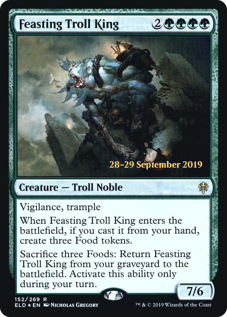 Feasting Troll King [Throne of Eldraine Prerelease Promos] - The Mythic Store | 24h Order Processing