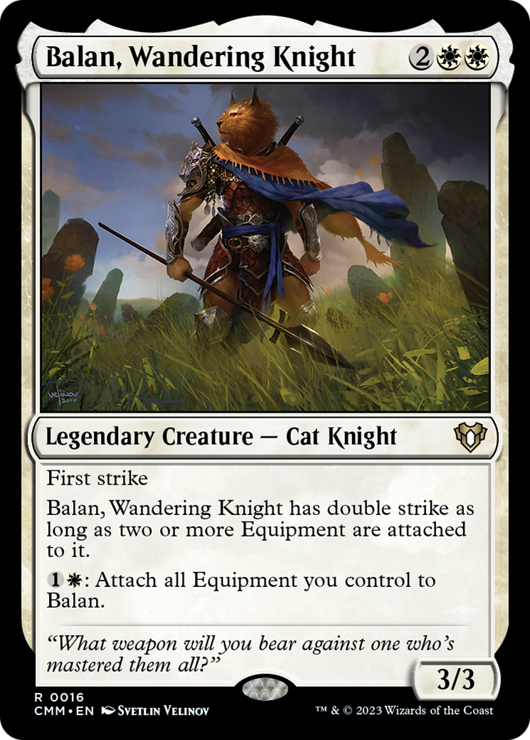 Balan, Wandering Knight [Commander Masters] - The Mythic Store | 24h Order Processing