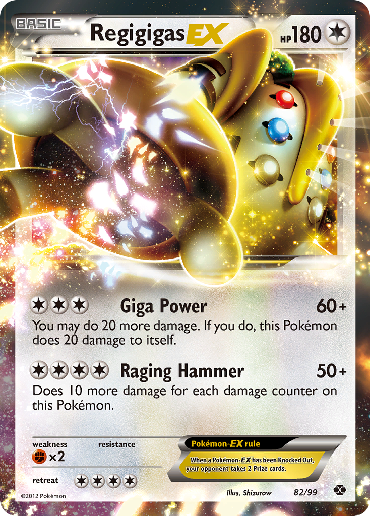 Regigigas EX (82/99) [Black & White: Next Destinies] - The Mythic Store | 24h Order Processing