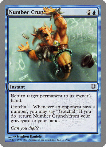 Number Crunch [Unhinged] - The Mythic Store | 24h Order Processing