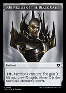 Treasure // Emblem - Ob Nixilis of the Black Oath Double-Sided Token [Commander Masters Tokens] - The Mythic Store | 24h Order Processing