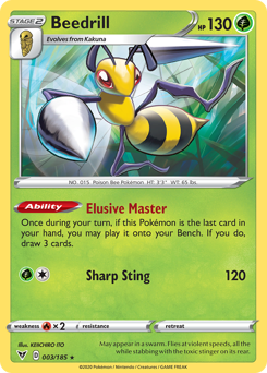 Beedrill (003/185) [Sword & Shield: Vivid Voltage] - The Mythic Store | 24h Order Processing
