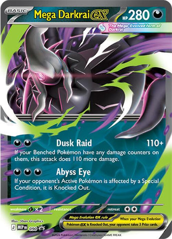Mega Darkrai ex (090) [Mega Evolution Promo] - The Mythic Store | 24h Order Processing