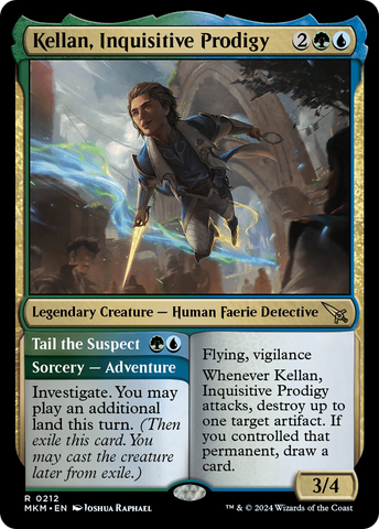 Kellan, Inquisitive Prodigy // Tail the Suspect [Murders at Karlov Manor] - The Mythic Store | 24h Order Processing