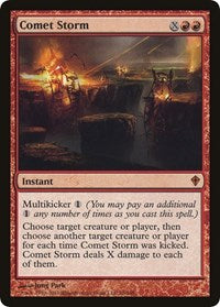 Comet Storm (Oversized) [Oversize Cards] - The Mythic Store | 24h Order Processing
