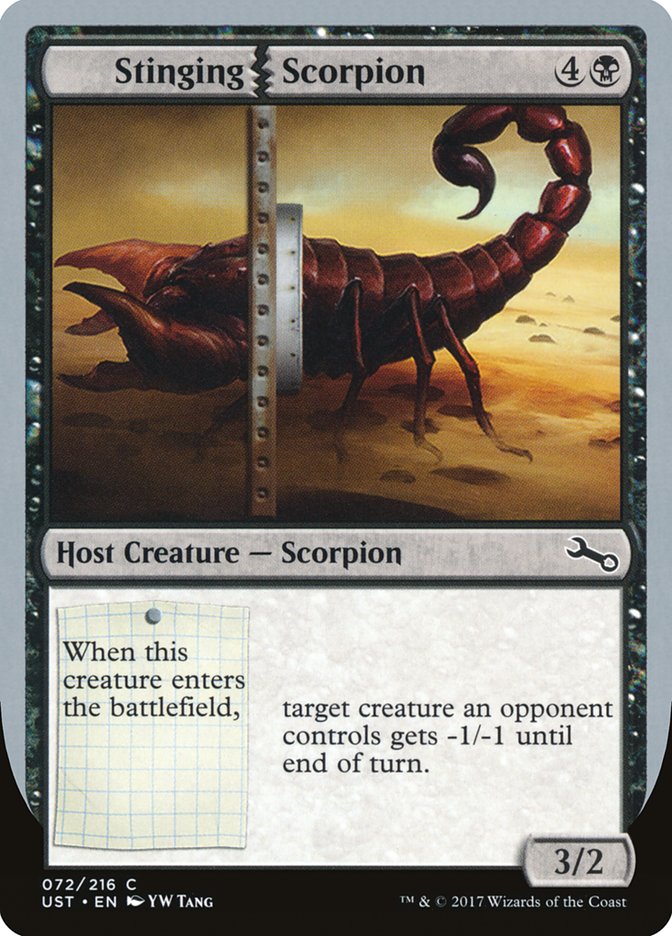 Stinging Scorpion [Unstable] - The Mythic Store | 24h Order Processing