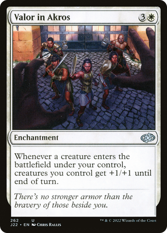 Valor in Akros [Jumpstart 2022] - The Mythic Store | 24h Order Processing