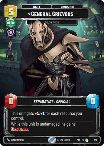 General Grievous - Crush Them! (212) (212) [Sector and Regional Promos: Season 2] - The Mythic Store | 24h Order Processing