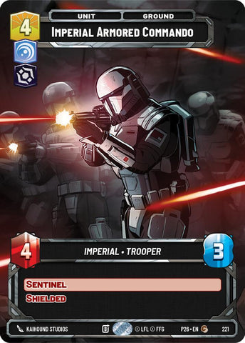 Imperial Armored Commando (221) (Foil) (221) [Sector and Regional Promos: Season 2] - The Mythic Store | 24h Order Processing