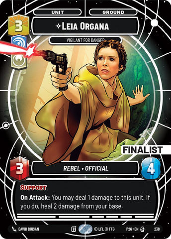 Leia Organa - Vigilant for Danger (238) (Finalist) (238) [Sector and Regional Promos: Season 2]
