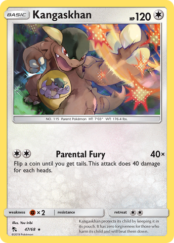 Kangaskhan (47/68) [Sun & Moon: Hidden Fates] - The Mythic Store | 24h Order Processing
