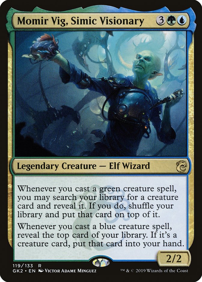 Momir Vig, Simic Visionary [Ravnica Allegiance Guild Kit] - The Mythic Store | 24h Order Processing