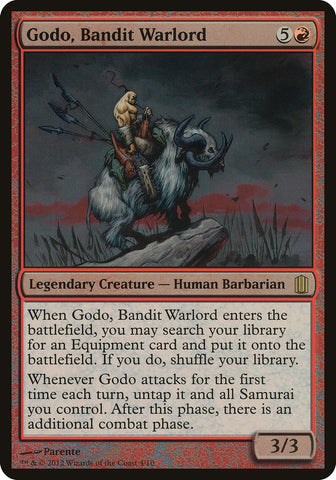 Godo, Bandit Warlord (Oversized) [Commander's Arsenal Oversized] - The Mythic Store | 24h Order Processing